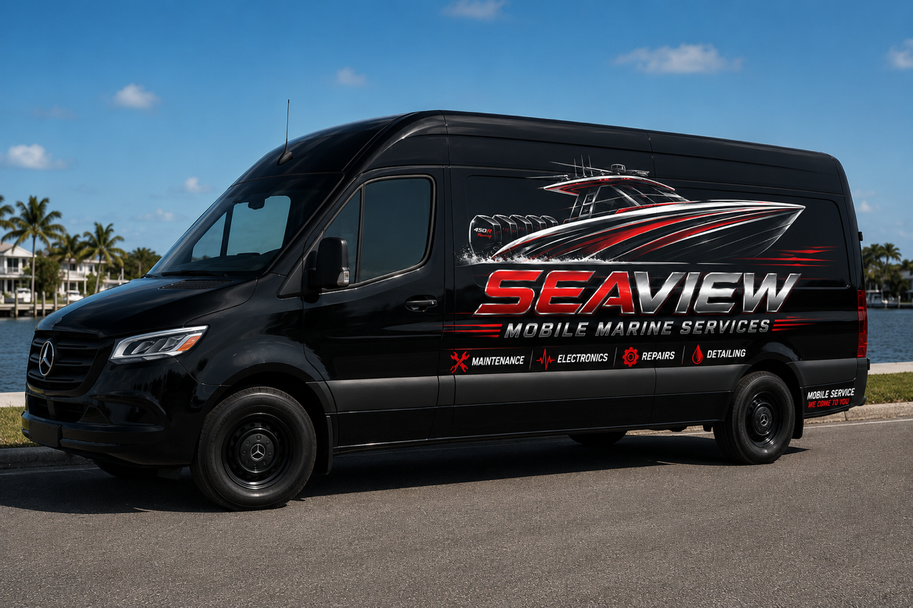 Seaview Mobile Marine Services van - We come to you